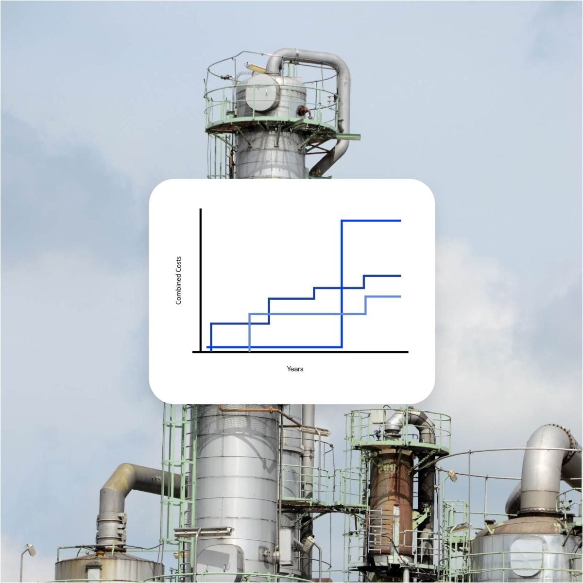 icon of a graph of a lifecycle, cenosco