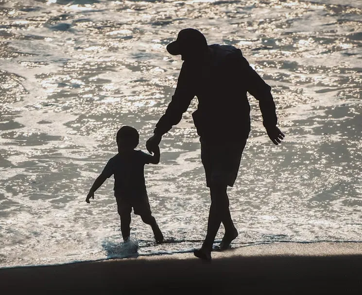 man with kid