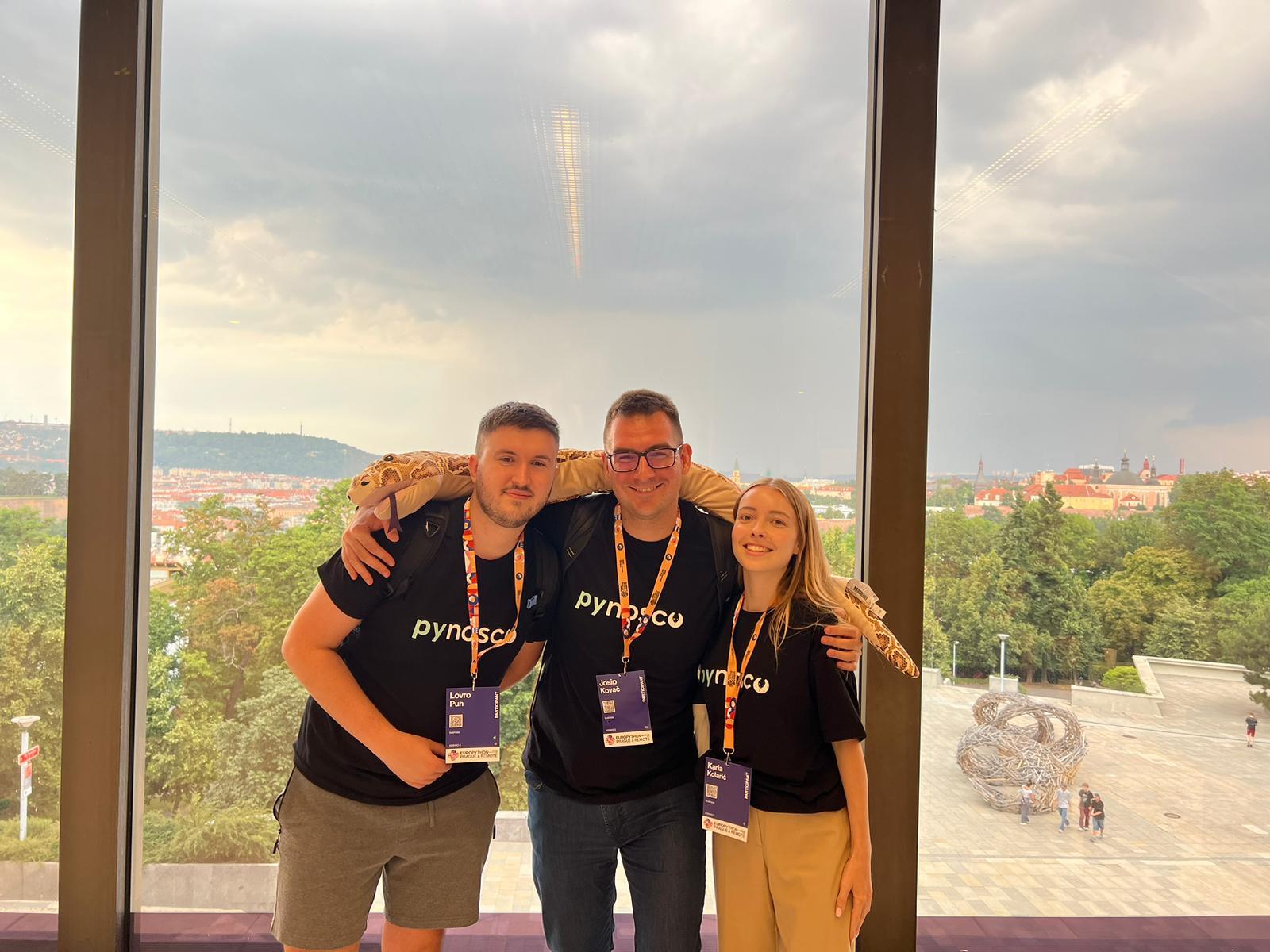 pynosco team, lovro puh, josip kovac, karla kolaric