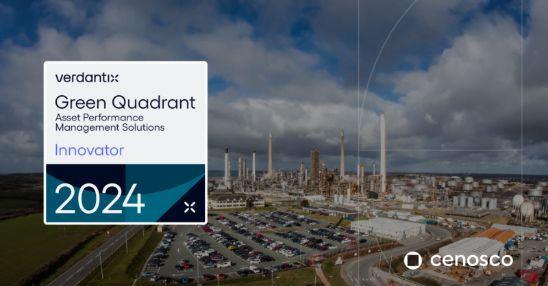 cenosco figure dans le quadrant vert de verdantix : apm solutions 2024